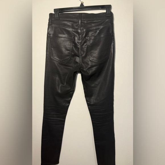 Citizens of Humanity ROCKET HIGH RISE SKINNY IN METERORITE LEATHERETTE - Picture 4 of 12